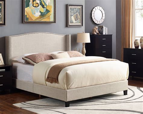 The cushioned headboard is a part of our chesterfield collection, which includes some of the most well-liked <b>beds</b> at the present. . Wingback upholstered bed